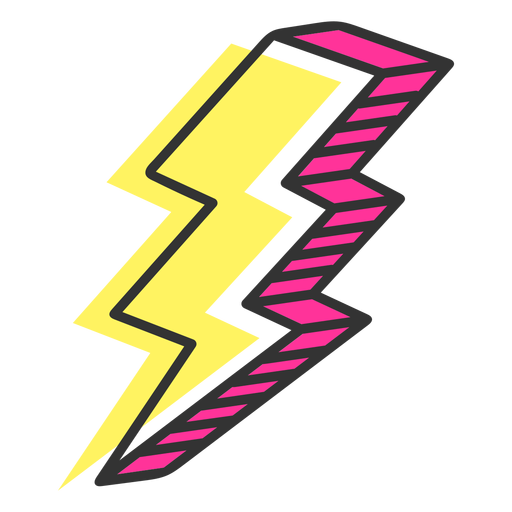 Lightning icon PNG Design