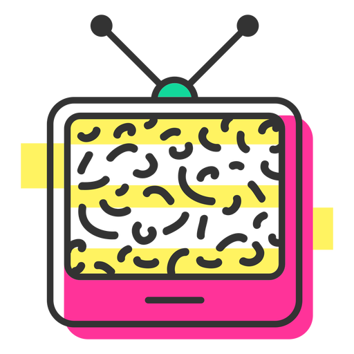 Fernsehikone Fernsehen PNG-Design