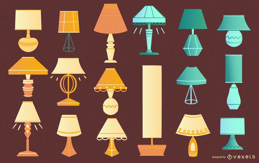 Desk lamps flat collection Desk lamps flat collection