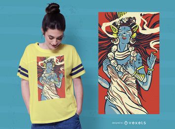 Kali Goddess T-shirt Design Kali Goddess T-shirt Design