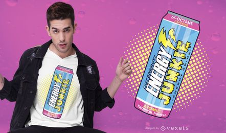 Energy Drink T-shirt Design Energy Drink T-shirt Design