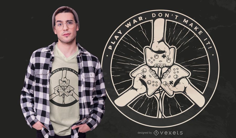 Gamer war quote t-shirt design Gamer war quote t-shirt design