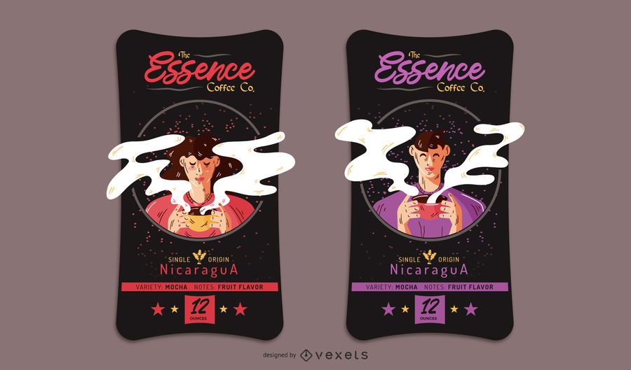 Coffee Packaging Label Pack Coffee Packaging Label Pack