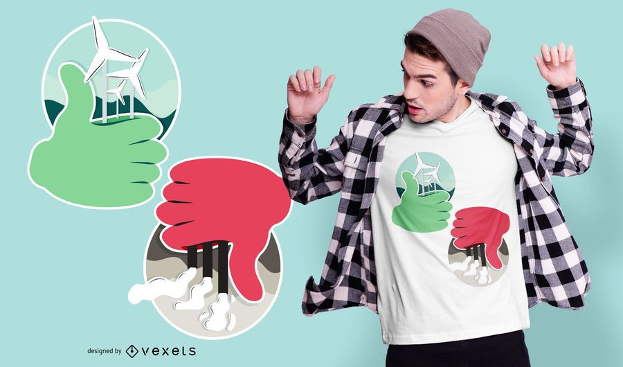 Diseño de camiseta de energía renovable Diseño de camiseta de energía renovable