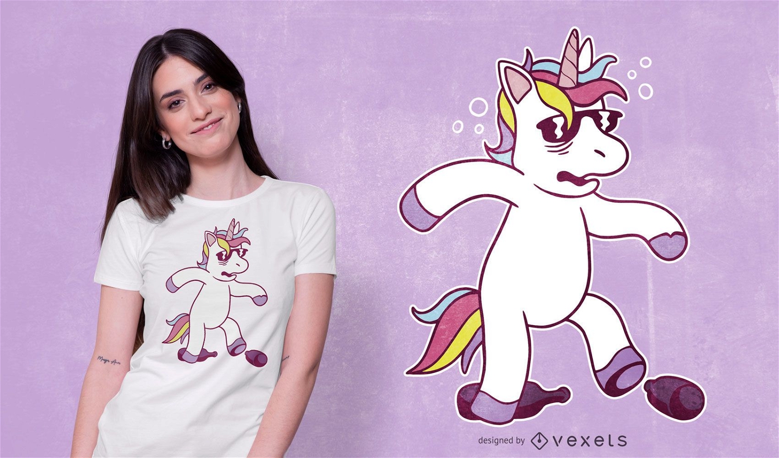 Design de t-shirt Unicorn Hangover