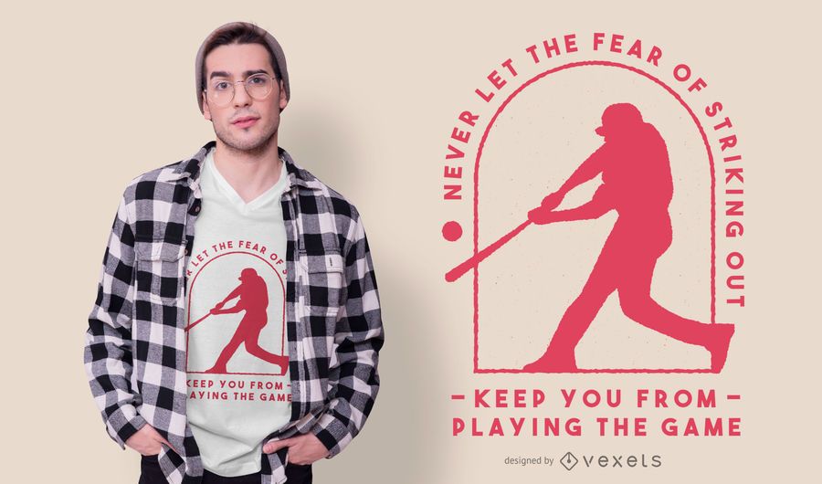 Baseball Quote T-shirt Design Baseball Quote T-shirt Design