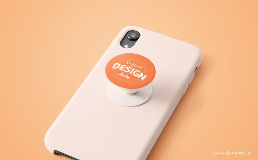 Maquete de aderência Popsocket Maquete de aderência Popsocket