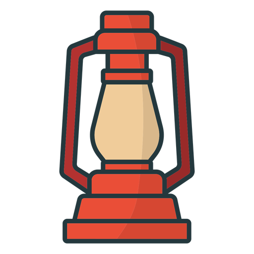 Simple Colored Lamp Lantern Transparent Png Svg Vector File