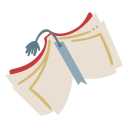 Bookmark in a book PNG Design