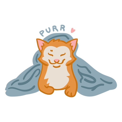 Cute cat purr