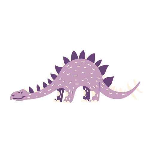 Dinosaur all fours sideview PNG Design