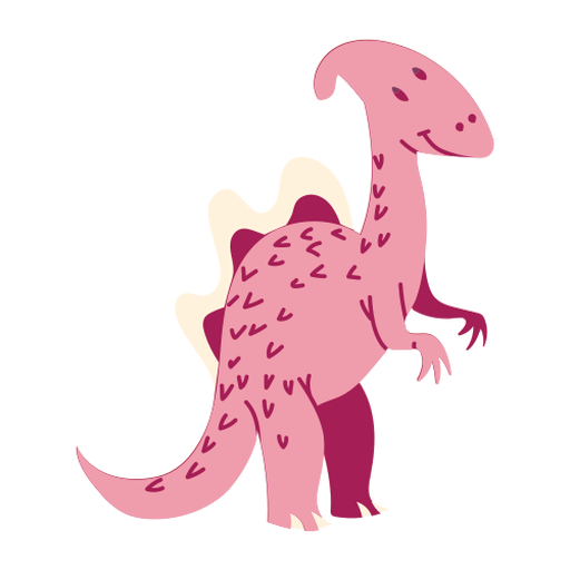 Dinosaurierillustration stehend PNG-Design