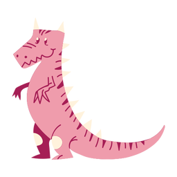Desenho de dinossauro em pé Desenho PNG