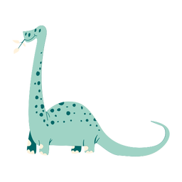 Mastigando folhas de dinossauro Desenho PNG