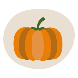 Ilustración de otoño de calabaza Diseño PNG