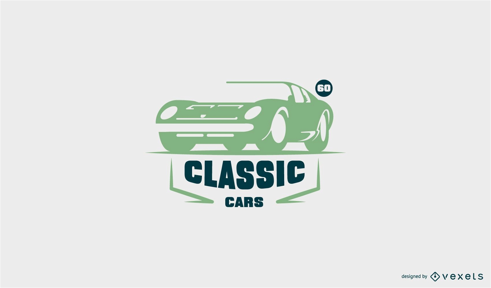 Vintage Auto Logo Vorlage