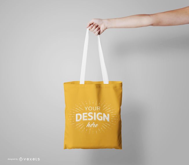 Maqueta de mano bolso de mano Maqueta de mano bolso de mano