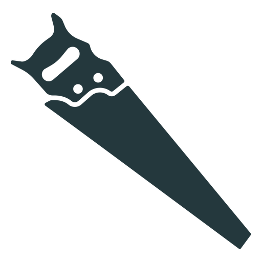 simple dark-colored saw  PNG Design