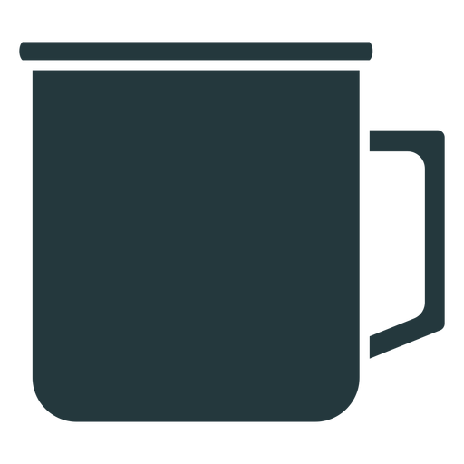 einfache Tasse dunkel gef?rbt PNG-Design