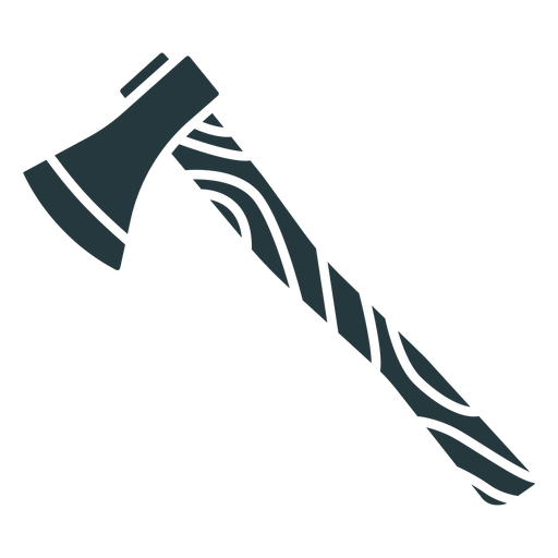 wooden axe dark-colored