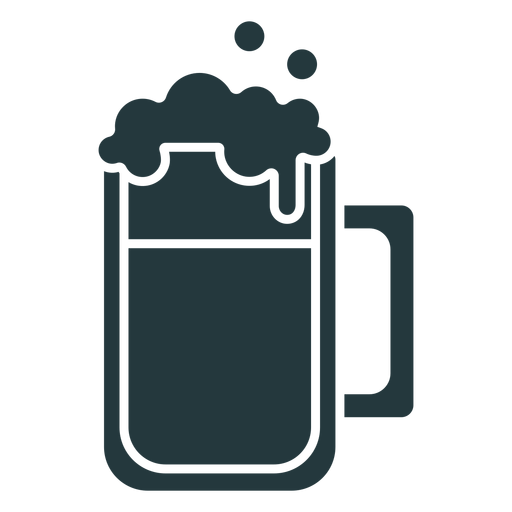 beer mug dark-colored  PNG Design