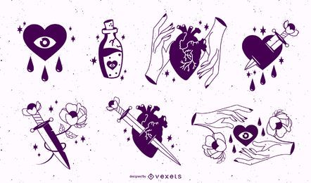 Anti Valentine's Sticker Pack Anti Valentine's Sticker Pack