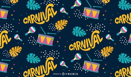 Carnival music pattern design Carnival music pattern design