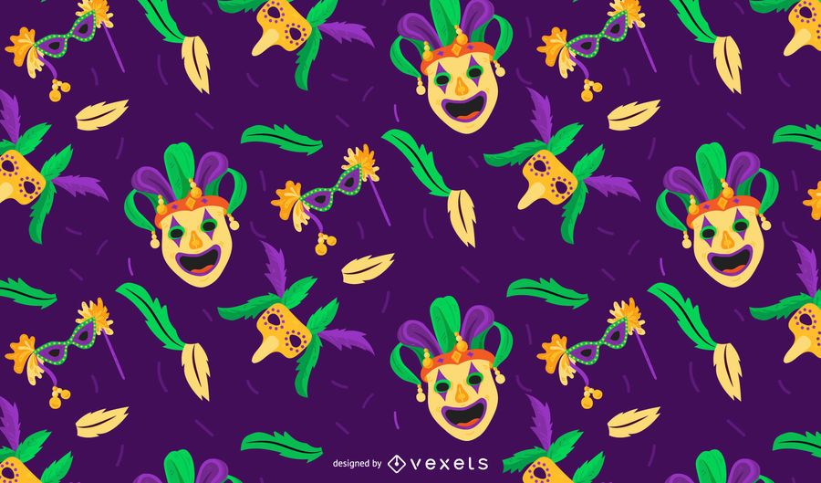 Mardi gras pattern design Mardi gras pattern design