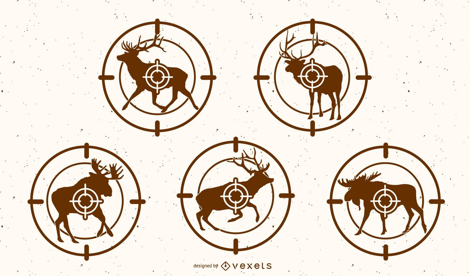 Deer Target Silhouette Set