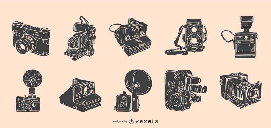 Vintage cameras set Vintage cameras set