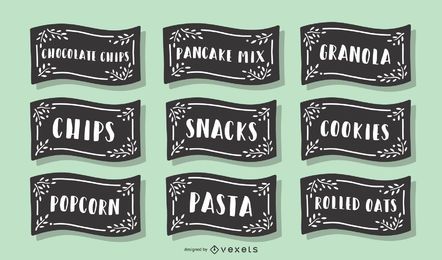 Pantry Food Label Pack Pantry Food Label Pack