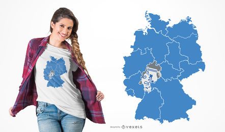 Design de t-shirt de cerâmica de Hessen Design de t-shirt de cerâmica de Hessen