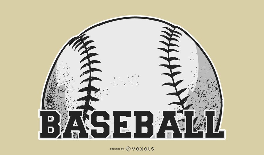 Baseball Ball Sticker Design Baseball Ball Sticker Design
