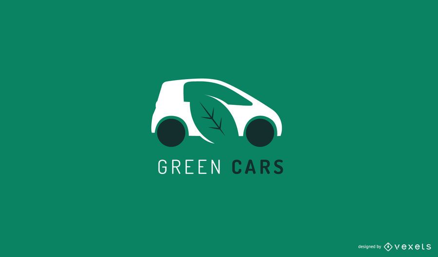 Plantilla de logotipo de coche verde Plantilla de logotipo de coche verde