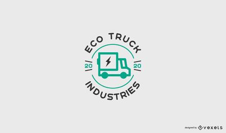 Eco truck logo template Eco truck logo template