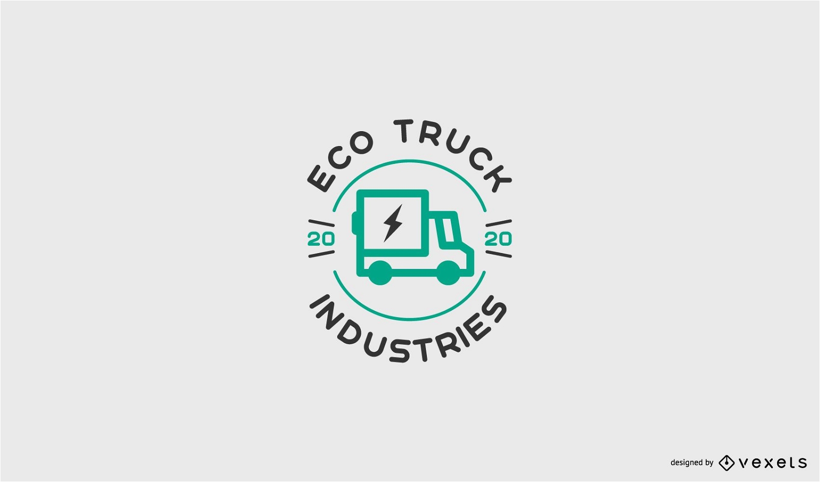 Modelo de logotipo Eco Truck