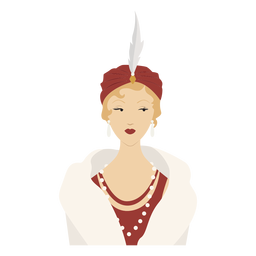 elegante elegante senhora de cor Desenho PNG