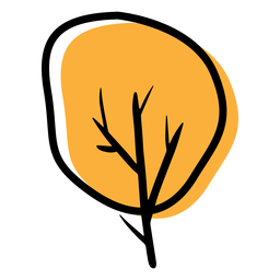 Autumn icon tree Autumn icon tree