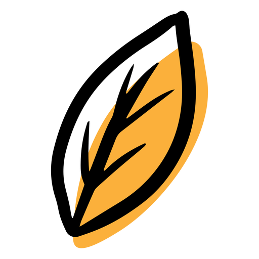 Autumn leaf icon PNG Design