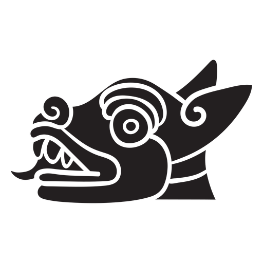 Aztekisches Tiersymbol PNG-Design