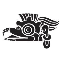 Aztec animal black PNG Design