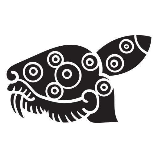 Aztekisches Emblem PNG-Design