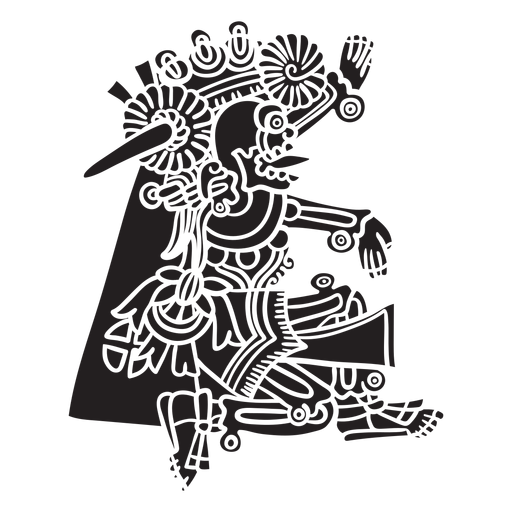 Ilustração dos deuses astecas huitzilopochtli huitzilopochtli Desenho PNG