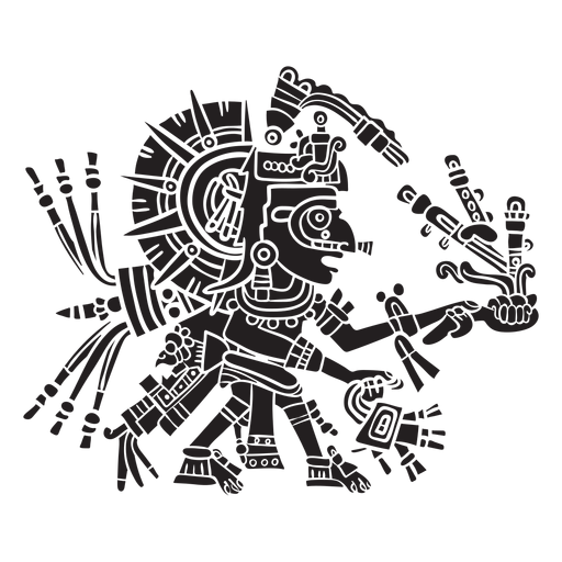 Illustration der aztekischen G?tter tonatiuh PNG-Design