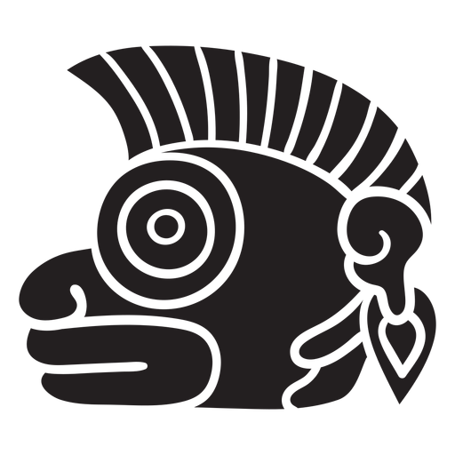 Aztekisches indisches Symbol PNG-Design