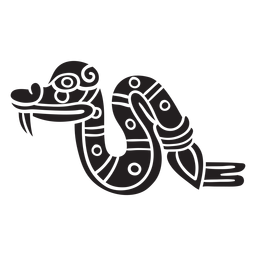 Símbolo de la serpiente azteca