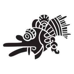 Aztec Spiritualism Black Symbol PNG & SVG Design For T-Shirts