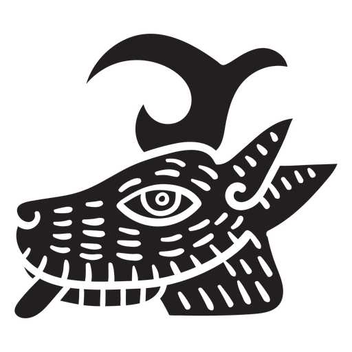 Aztekisches Symboltier PNG-Design
