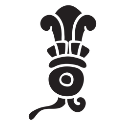 Símbolo azteca negro Transparent PNG