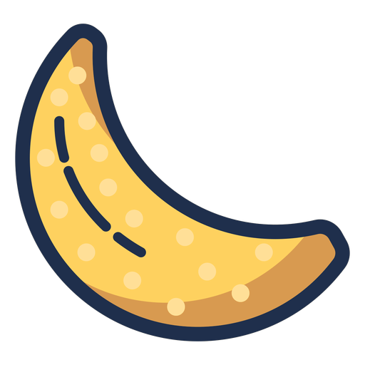 Banana flat icon PNG Design